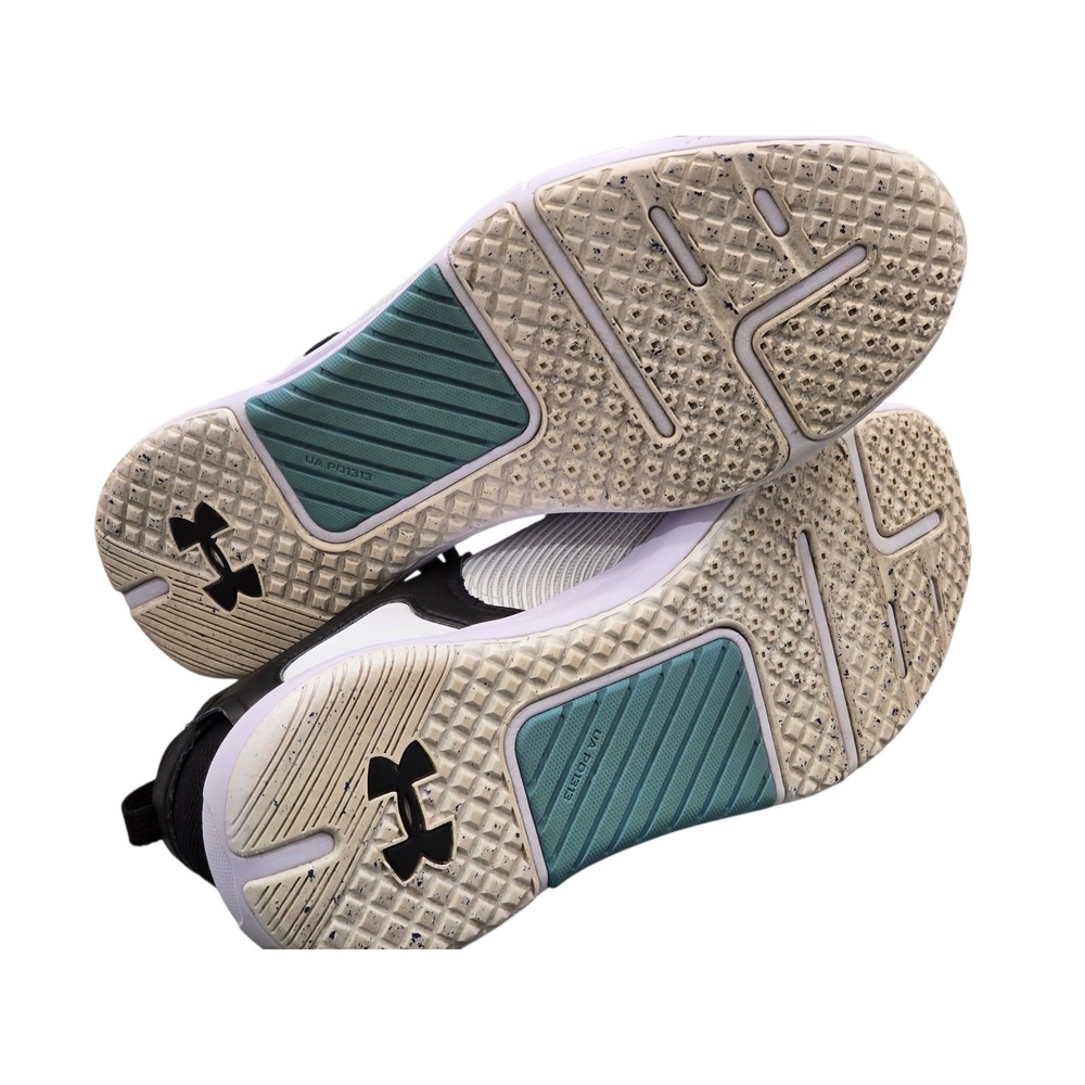 Under Armour HOVR Running Shoes Mens 12 White Black Athletic‎ Trainer Athleisure - Picture 4 of 7